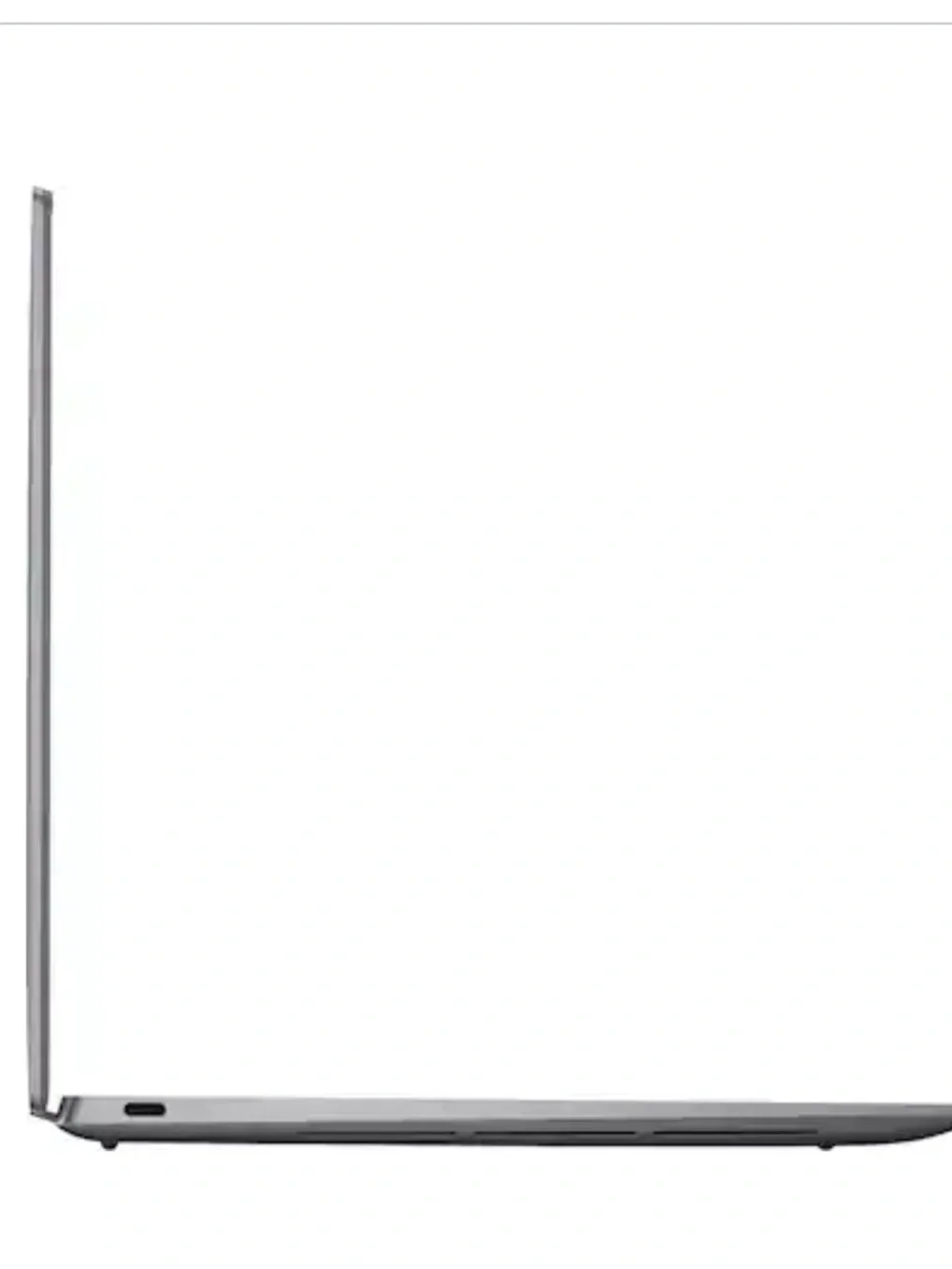 Dell XPS 13 touchscreen Slim Gray Laptop with Edge-to-Edge Display